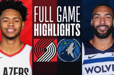 TRAIL BLAZERS at TIMBERWOLVES | FULL GAME HIGHLIGHTS | March 4, 2024