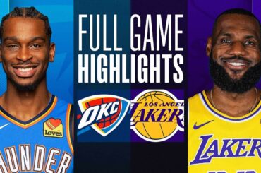 THUNDER at LAKERS | FULL GAME HIGHLIGHTS | March 4, 2024