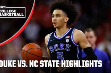 Duke Blue Devils vs. NC State Wolfpack | Full Game Highlights | ESPN College Basketball