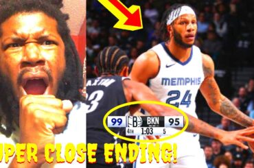 GRIZZLIES VS NETS REACTION 2024 BROOKLYN NETS VS MEMPHIS GRIZZLIES HIGHLIGHTS REACTION 2024