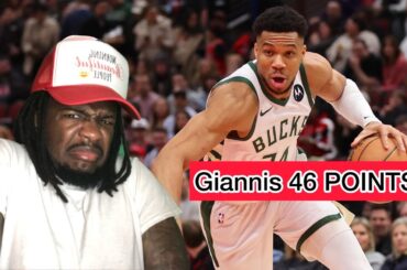 Greek Freak DROPS 46 Point Double Double!!!! | Milwaukee Bucks vs Chicago Bulls | Reaction