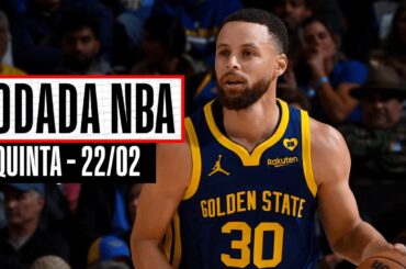 Curry LIDERA a vitória dos Warriors contra os Lakers - Rodada NBA 22/02