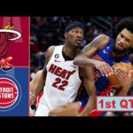 Miami Heat vs Detroit Pistons Full Highlights 1st QTR | Mar 05 | NBA Season 2023-2024