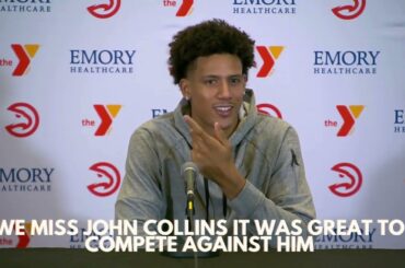 Jalen Johnson Atlanta Hawks - We miss John Collins It was great to compete against him!