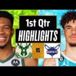 Milwaukee Bucks vs Charlotte Hornets Full Highlights 1st QTR | Feb 27 | 2024 NBA Regular Season