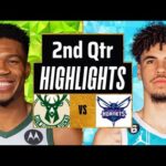 Milwaukee Bucks vs Charlotte Hornets Full Highlights 2nd QTR | Feb 27 | 2024 NBA Regular Season