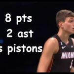 Nikola Jovic 8 Pts 2 Ast Detroit Pistons vs Miami Heat HIGHLIGHTS