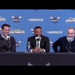 New Hornets head of basketball ops Jeff Peterson introduced in Charlotte