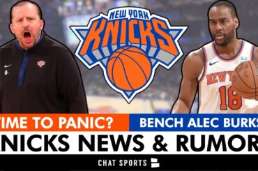 Knicks News & Rumors: Bench Alec Burks For Shake Milton? Time To Hit The Panic Button?