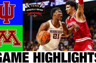 Indiana vs Minnesota Highlights | NCAA Men's Basketball | 2024 College Basketball