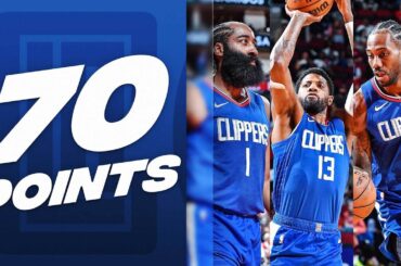 CLIPPERS BIG 3 SHOW OUT! Kawhi Leonard, Paul George & James Harden Combine For 70 PTS! March 6, 2024