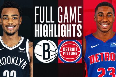 NETS at PISTONS | FULL GAME HIGHLIGHTS | March 7, 2024