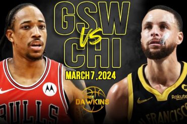 Golden State Warriors vs Chicago Bulls Full Game Highlights | March 7, 2024 | FreeDawkins