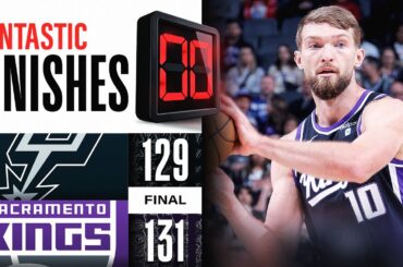 Final 5:03 CRAZY ENDING Spurs vs Kings 🔥| March 7, 2024