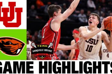 Utah vs Oregon State Highlights | NCAA Men's Basketball | 2024 College Basketball