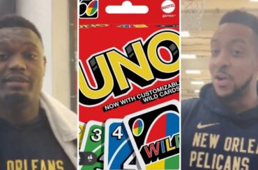 New Orleans Pelicans was asked can you stack UNO cards!!