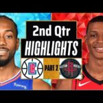 LA Clippers vs Houston Rockets 2nd QTR - PART 2 Highlights | Mar 6 | 2024 NBA Regular Season