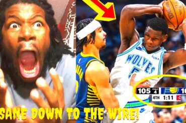 PACERS VS TIMBERWOLVES REACTION 2024 INDIANA PACERS VS MINNESOTA TIMBERWOLVES HIGHLIGHTS REACTION