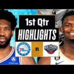 Philadelphia 76ers vs New Orleans Pelicans Full Highlights 1st QTR | Mar 8 | 2024 NBA Regular Season