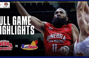 BRGY. GINEBRA vs. RAIN OR SHINE FULL GAME HIGHLIGHTS | PBA Season 48 Philippine Cup  - Mar. 8, 2024