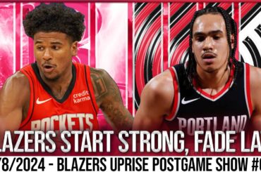 Portland Trail Blazers vs Houston Rockets Recap | Blazers Uprise Postgame Show