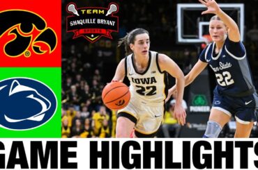 #3 Iowa vs Penn State Highlights | NCAA Women's Basketball | 2024 College Basketball