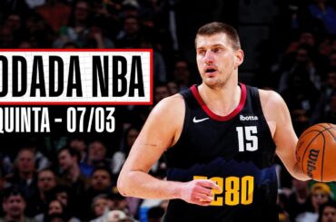 Nikola Jokic BRILHA em vitória dos Nuggets contra os Celtics - Rodada NBA 07/03