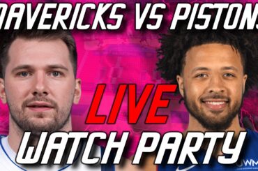 Mavericks vs Pistons Live Watch Party - NBA Regular Season 2023-2024