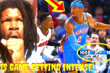 HEAT VS THUNDER REACTION 2024 MIAMI HEAT VS OKLAHOMA CITY THUNDER HIGHLIGHTS REACTION 2024