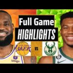 Los Angeles Lakers vs Milwaukee Bucks Full Game Highlights  | Mar 8 | 2024 NBA Regular Season