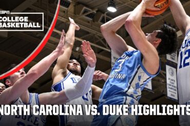 North Carolina Tar Heels vs. Duke Blue Devils | Full Game Highlights | ESPN College Basketball