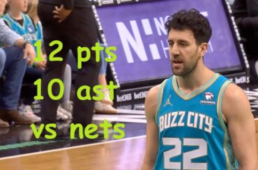 Vasilije Micic 12 Pts 10 Ast Brooklyn Nets vs Charlotte Hornets HIGHLIGHTS