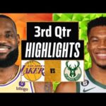 Los Angeles Lakers vs Milwaukee Bucks Full Highlights 3rd QTR | Mar 8 | 2024 NBA Regular Season