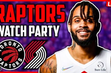 Raptors vs Trail Blazers LIVE Watch Along | HUGE Opportunity To Find A Win!