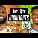 Los Angeles Lakers vs Milwaukee Bucks 1st QTR - PART 2Highlights |Mar 8|2024 NBA Regular Season