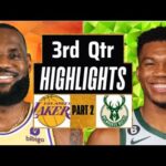 Los Angeles Lakers vs Milwaukee Bucks 3rd QTR - PART 2Highlights |Mar 8|2024 NBA Regular Season