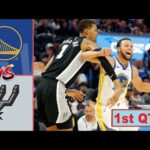 Golden State Warriors vs San Antonio Spurs Full Highlights 1st QTR -P2| Mar 9 | NBA Season 2023-2024