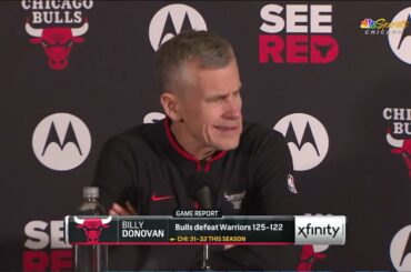 Billy Donovan Press Conference | Chicago Bulls vs Golden State Warriors