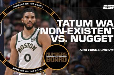 Jamal Murray makes the Nuggets 'DANGEROUS' while Tatum was 'NON EXISTENT!' | Numbers on the Board