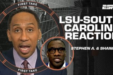 Stephen A. & Shannon REACT to the LSU vs. South Carolina ejections & scuffle | First Take