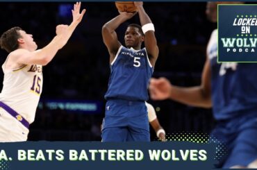 Shorthanded Minnesota Timberwolves can't slow down Anthony Davis, Los Angeles Lakers
