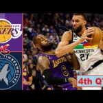 Los Angeles Lakers vs Minnesota Timberwolves Full Highlights 4th -P1 | Mar 10 | NBA Season 2023-2024