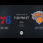 Philadelphia 76ers vs. New York Knicks | NBA on TNT Live Scoreboard