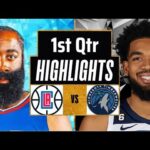 LA Clippers vs. Minnesota Timberwolves 1st-QTR Full Highlights | March 12 | NBA Season 2024