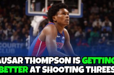 Ausar Thompson is quietly developing his three-point shot | Do the Pistons have a rising star?