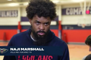 Naji Marshall on offensive strides, Trey Murphy's recent efficiency | Pelicans Practice 3/12/2024