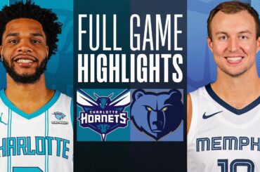 HORNETS at GRIZZLIES | FULL GAME HIGHLIGHTS | March 13, 2024