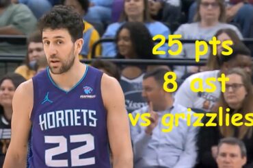 Vasilije Micic 25 Pts 8 Ast Charlotte Hornets vs Memphis Grizzlies HIGHLIGHTS