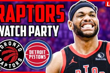 Raptors vs Pistons LIVE Watch Along | Toronto Enter As UNDERDOGS In Detroit