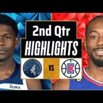 LA Clippers vs Minnesota Timberwolves Full Highlights 2nd QTR | Mar 12 | 2024 NBA Regular Season
